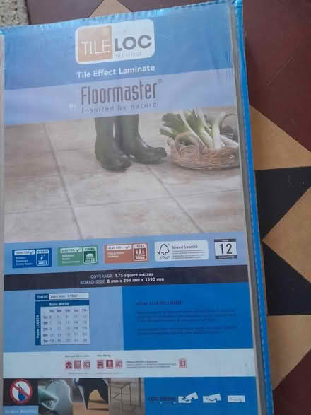 Photo of free 2 unopened packs Tileloc flooring (Bridgnorth High Town WV16) #2