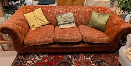 Photo of free Large three seater red sofa (BS8 1) #1