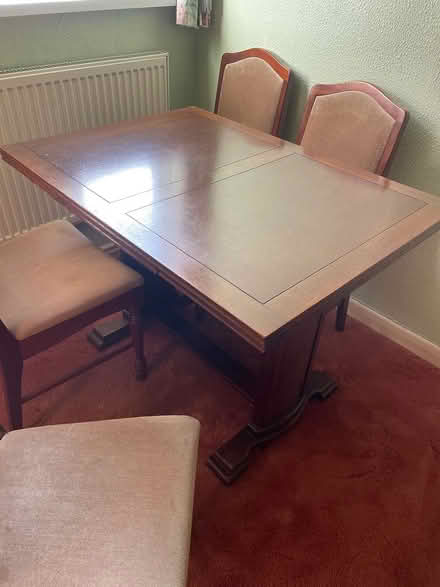 Photo of free Extending dining table , 4 chairs (Markfield LE67) #2