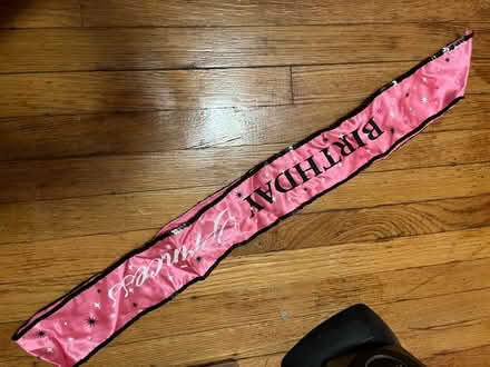 Photo of free Birthday princess sash (Winter Hill) #1