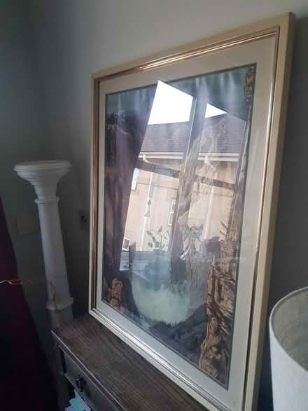 Photo of free Large Cream Picture Frame (BA1) #2