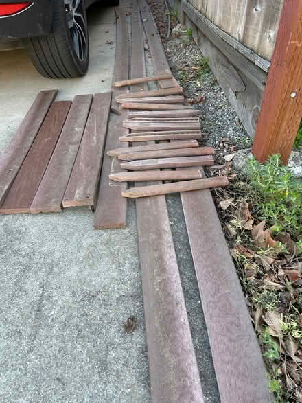 Photo of free Edging/bender fiber boards (Alameda) #1