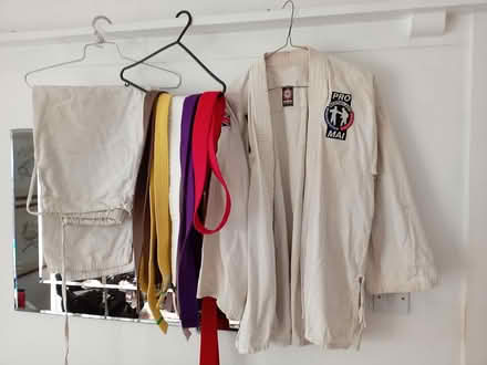 Photo of free Martial Arts Suit and Belts (Lower Sunbury. TW16) #1