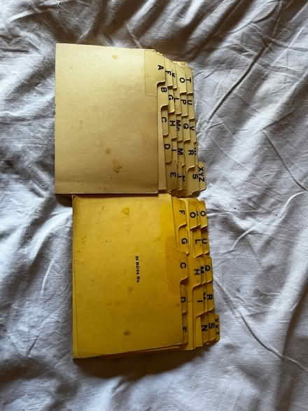 Photo of free Alphabet file dividers (North Willow Glen , San Jose) #1