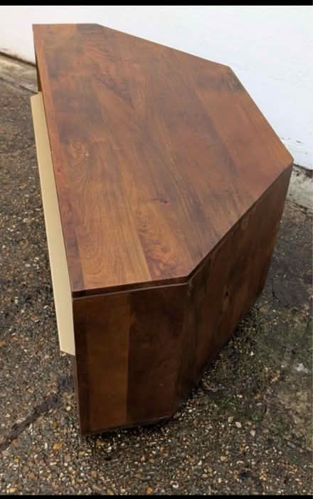 Photo of free Made.com corner TV stand mango wood (Falconwood DA16) #4