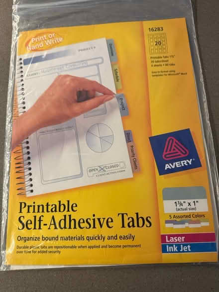 Photo of free Avery labels (South Pasadena) #1