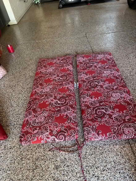 Photo of free Bench cushions (Redwood City) #1