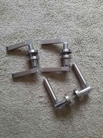 Photo of free 3 x door handles (Warden Hill GL51) #1