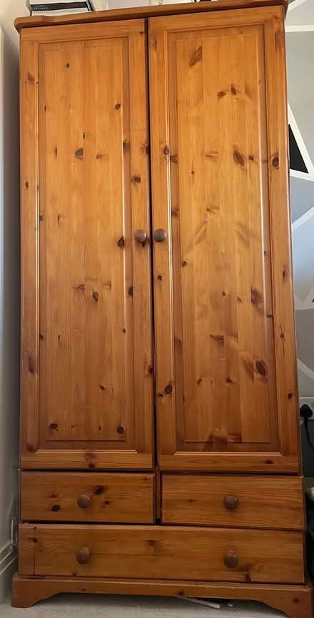 Photo of free Solid wooden wardrobe (Benson, Wallingford OX10) #2
