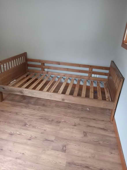 Photo of free Twin bed frame (Kent) #1