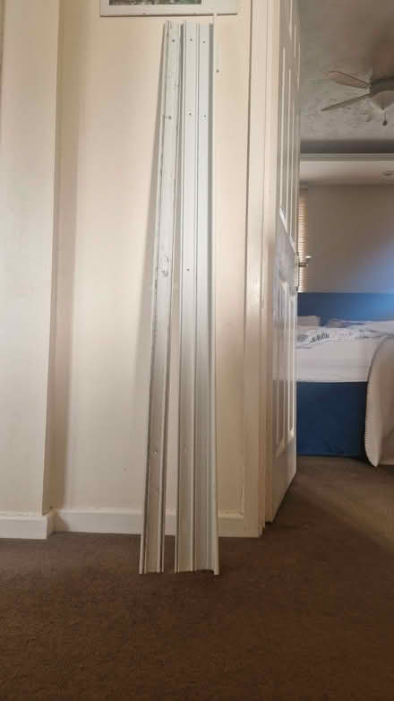 Photo of free Large sliding wardrobe doors and rails. (Stone Cross BN23) #1