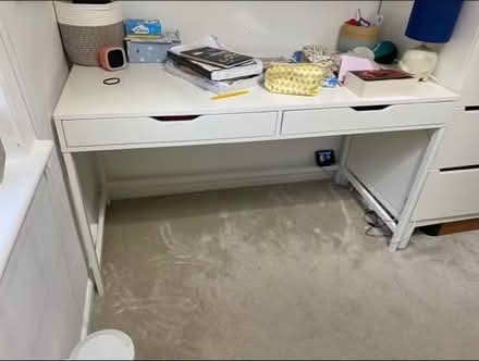 Photo of free IKEA Alex Desk White (Frecheville S12) #1