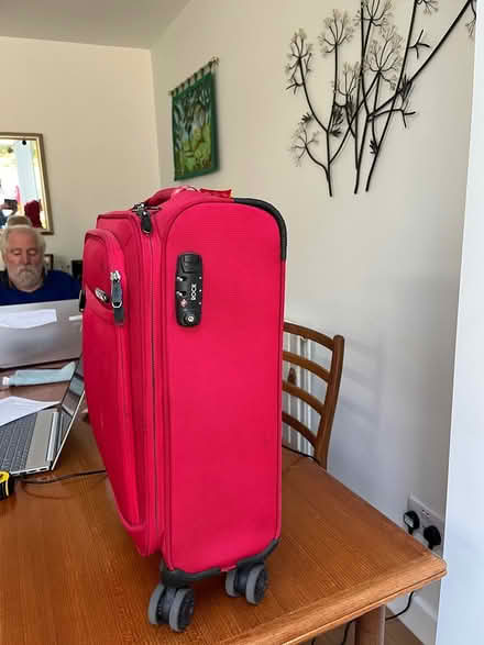 Photo of free Small red suitcase (Prestwood) #2