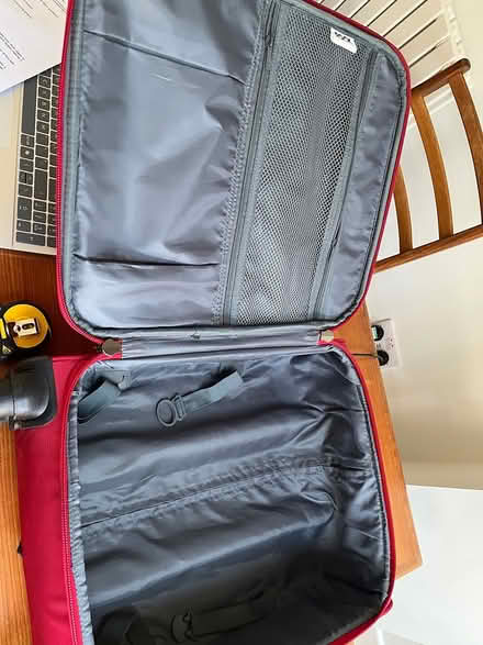 Photo of free Small red suitcase (Prestwood) #3