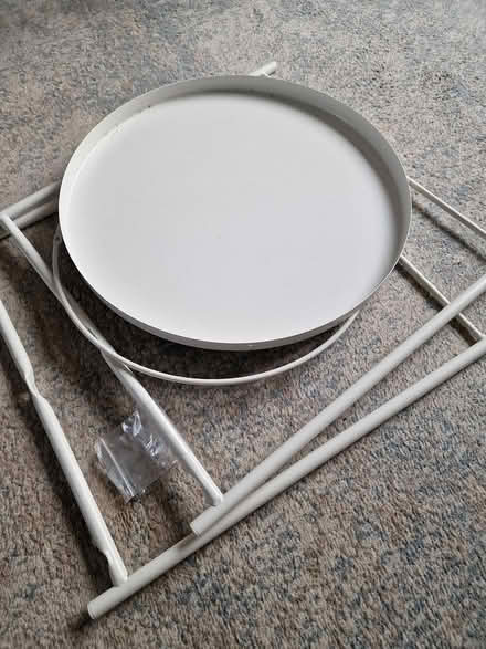 Photo of free Gladom IKEA Side Table - white (Woking GU22 9) #1