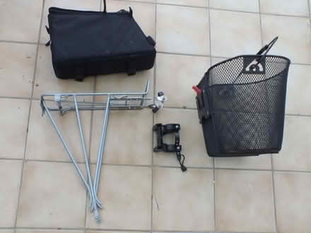 Photo of free Bike pannier rack and front basket (Rhewl LL13) #1