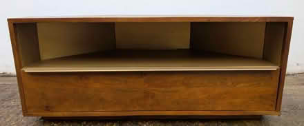 Photo of free Made.com corner TV stand mango wood (Falconwood DA16) #1