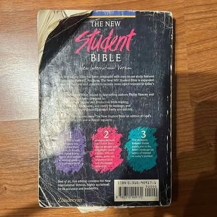 Photo of free Vintage The New Student Bible (NIV) (Flatlands) #2
