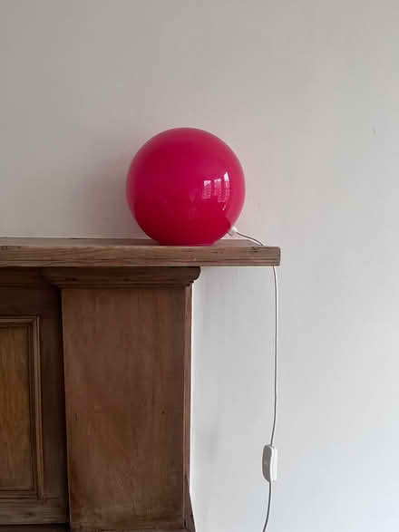 Photo of free glass lamp - 20cm diameter (G12 9RY - Hyndland) #1