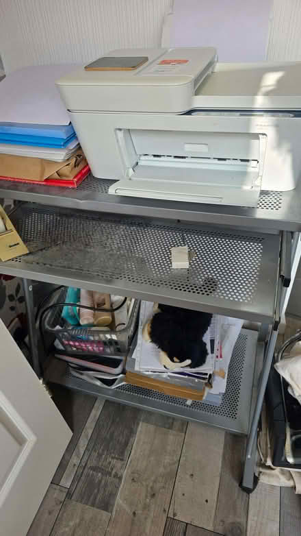 Photo of free Computer/laptop metal table (Heskin Green PR7) #3