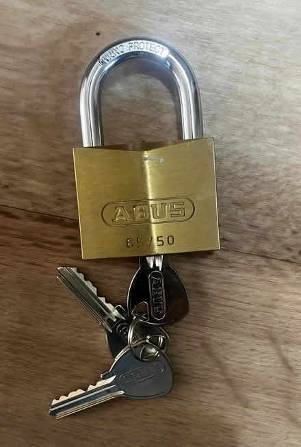 Photo of free Largish Padlock with Key (High Bentham LA2) #1