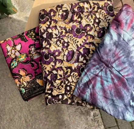 Photo of free Batik and tie dye fabrics (Fernhill BL9) #1