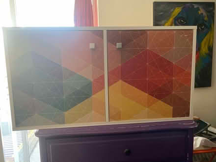 Photo of free Funky double cubby shelf (The Annex) #1