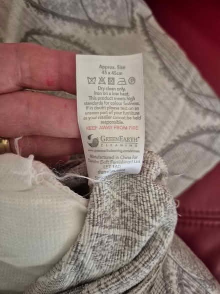 Photo of free Four Dunelm Cushions (CT4) #2