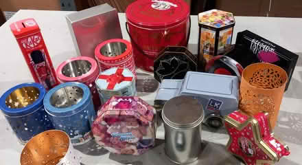 Photo of free 20 used empty tins as pictured (Watford WD24) #1