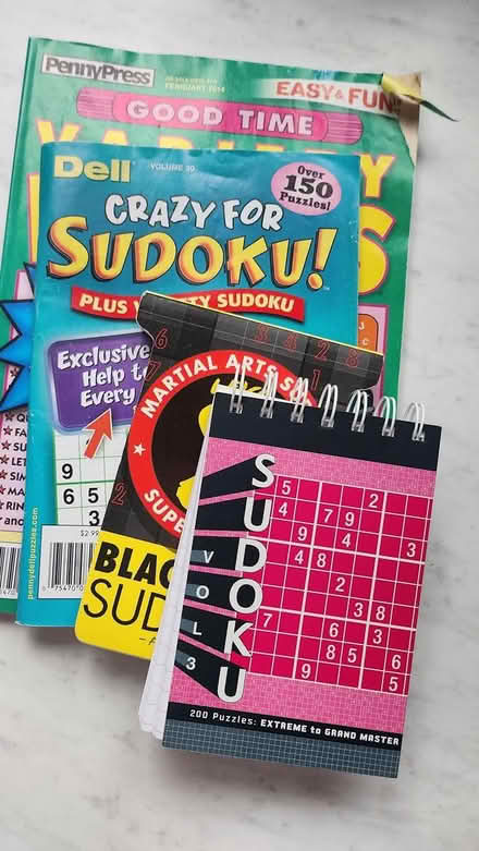 Photo of free Used Sudoku & game magazines (Somerset) #1