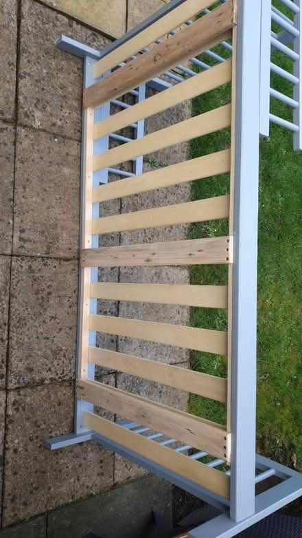 Photo of free Grey toddler bed (biggleswade) #2