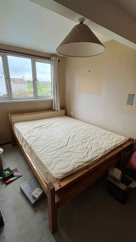 Photo of free Double bed and mattress (Cheswick Green B90) #1