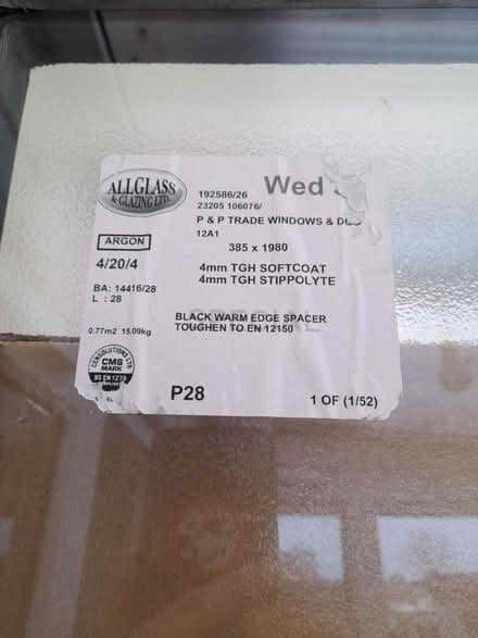 Photo of free Glass panel (Yeovil) #2