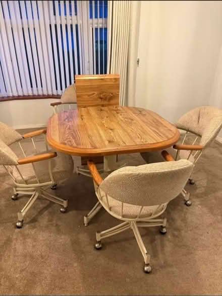 Photo of free Table & 4 chairs (Market Harborough LE16) #1