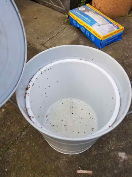 Photo of free Metal compost bucket with lid (Gloucester) #2