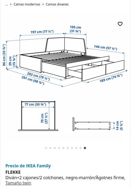 Photo of free Expandable bed. Like new (Ava Fort Greene.) #2
