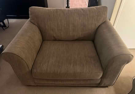 Photo of free 2 seater sofa and cuddle chair (RG12 Crownwood) #2