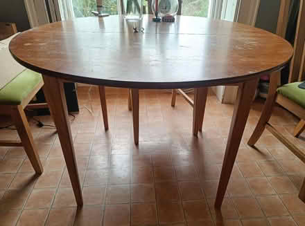 Photo of free Extendable round wooden table (BS8 1) #1