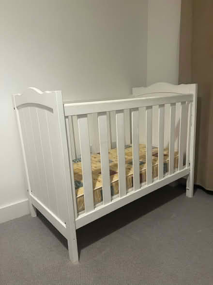 Photo of free Well used baby cot bed (N3) #4