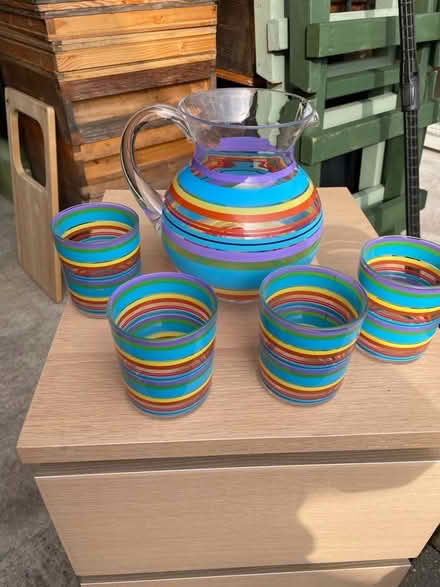 Photo of free Plastic jug and cups set (Fernhill BL9) #1