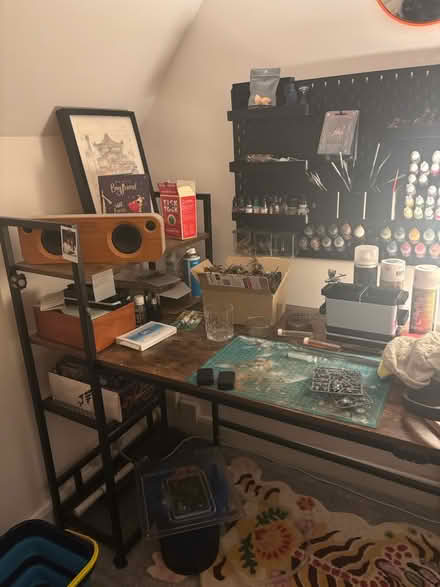 Photo of free Brown and black desk (Sherwood NG5) #3