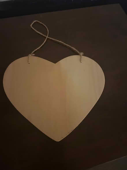 Photo of free Painted wooden heart (Knaresborough HG5) #2