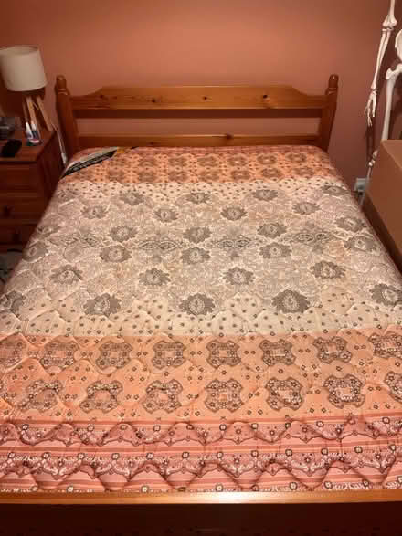 Photo of free Pine double bed (Stanway, CO3) #2