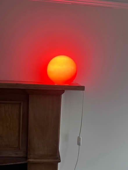 Photo of free glass lamp - 20cm diameter (G12 9RY - Hyndland) #3