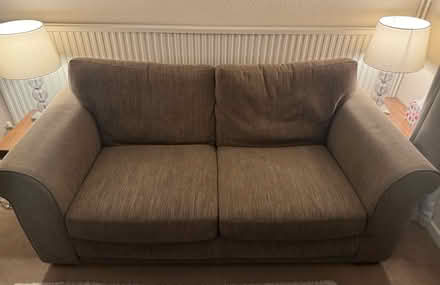 Photo of free 2 seater sofa and cuddle chair (RG12 Crownwood) #1