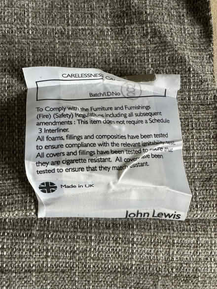 Photo of free john lewis corner sofa | chaise end | excellent condition (Highbury N5) #3