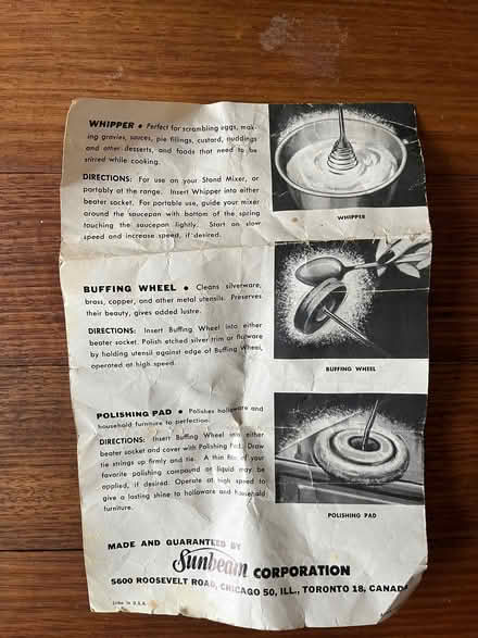 Photo of free Sunbeam Junior Mixmaster - from 1960s (Kemptown BN2) #4