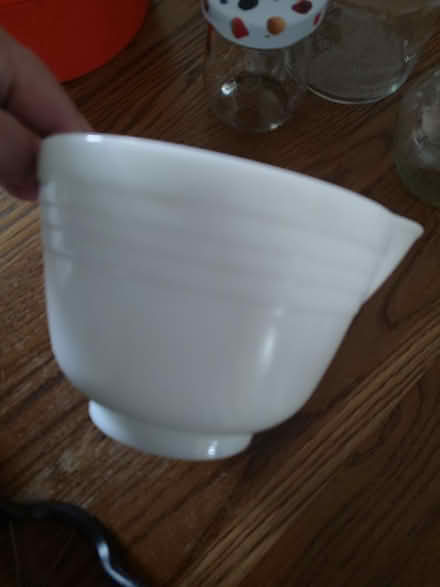 Photo of free Milk glass bowl (Odenton) #1