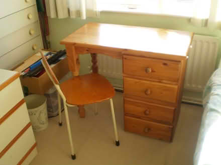 Photo of free Nice Wooden Desk And Chair (Waltham Chase SO32) #2