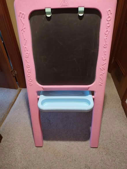 Photo of free Child's table & chair and blackboard/magnetic board (Birkhill DD2) #2